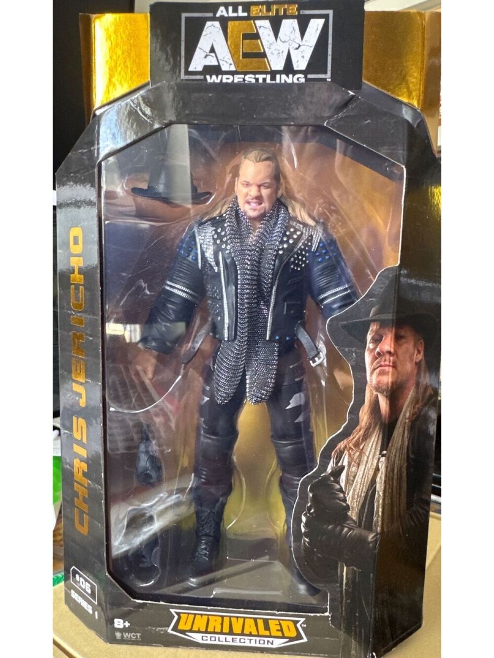 Jazwares AEW Unrivaled Collection Series 1 #6 CHRIS JERICHO 7" Figure New